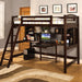 Dakota Ridge Espresso Twin Loft Bed w/ Workstation - Premium Bed from FOA East - Just $910.65! Shop now at Furniture Wholesale Plus  We are the best furniture store in Nashville, Hendersonville, Goodlettsville, Madison, Antioch, Mount Juliet, Lebanon, Gallatin, Springfield, Murfreesboro, Franklin, Brentwood