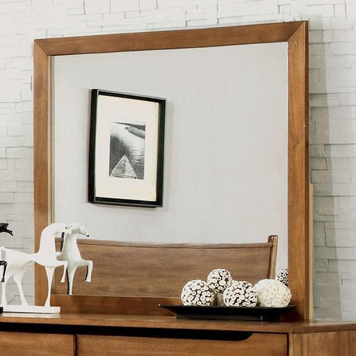 Lennart Oak Rectangular Mirror - Premium Mirror from FOA East - Just $136.50! Shop now at Furniture Wholesale Plus  We are the best furniture store in Nashville, Hendersonville, Goodlettsville, Madison, Antioch, Mount Juliet, Lebanon, Gallatin, Springfield, Murfreesboro, Franklin, Brentwood