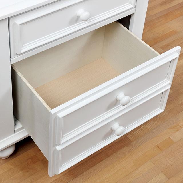 OLIVIA White Night Stand - Premium Nightstand from FOA East - Just $214.50! Shop now at Furniture Wholesale Plus  We are the best furniture store in Nashville, Hendersonville, Goodlettsville, Madison, Antioch, Mount Juliet, Lebanon, Gallatin, Springfield, Murfreesboro, Franklin, Brentwood