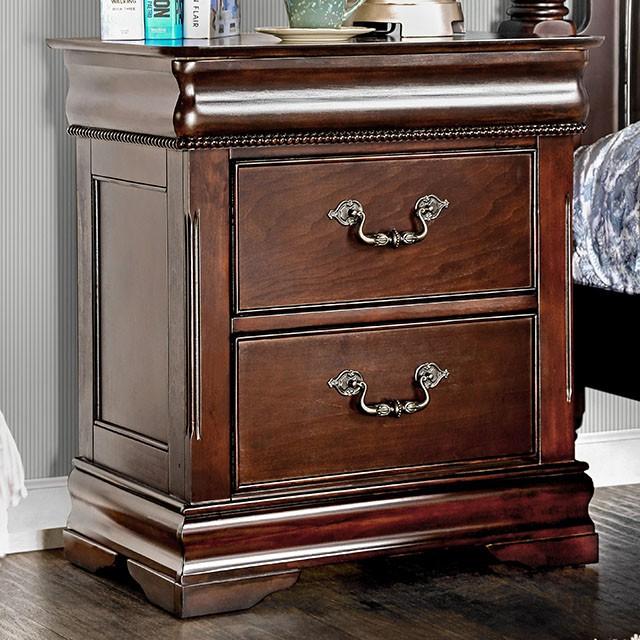 Mandura Cherry Night Stand - Premium Nightstand from FOA East - Just $253.50! Shop now at Furniture Wholesale Plus  We are the best furniture store in Nashville, Hendersonville, Goodlettsville, Madison, Antioch, Mount Juliet, Lebanon, Gallatin, Springfield, Murfreesboro, Franklin, Brentwood