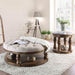 Mika Antique Oak Coffee Table w/ Cushion Top - Premium Coffee Table from FOA East - Just $836.55! Shop now at Furniture Wholesale Plus  We are the best furniture store in Nashville, Hendersonville, Goodlettsville, Madison, Antioch, Mount Juliet, Lebanon, Gallatin, Springfield, Murfreesboro, Franklin, Brentwood