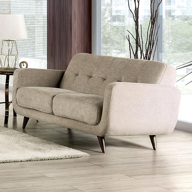 SIEGEN Loveseat, Beige - Premium Loveseat from FOA East - Just $1210.95! Shop now at Furniture Wholesale Plus  We are the best furniture store in Nashville, Hendersonville, Goodlettsville, Madison, Antioch, Mount Juliet, Lebanon, Gallatin, Springfield, Murfreesboro, Franklin, Brentwood