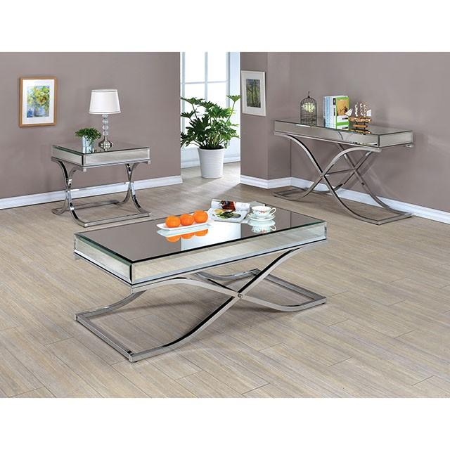 SUNDANCE Chrome Coffee Table, Chrome - Premium Coffee Table from FOA East - Just $466.05! Shop now at Furniture Wholesale Plus  We are the best furniture store in Nashville, Hendersonville, Goodlettsville, Madison, Antioch, Mount Juliet, Lebanon, Gallatin, Springfield, Murfreesboro, Franklin, Brentwood