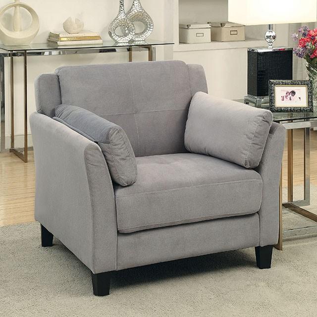 YSABEL Warm Gray Chair, Warm Gray (K/D) - Premium Chair from FOA East - Just $296.40! Shop now at Furniture Wholesale Plus  We are the best furniture store in Nashville, Hendersonville, Goodlettsville, Madison, Antioch, Mount Juliet, Lebanon, Gallatin, Springfield, Murfreesboro, Franklin, Brentwood