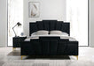 FLORIZEL Cal.King Bed, Black - Premium Bed from FOA East - Just $700.05! Shop now at Furniture Wholesale Plus  We are the best furniture store in Nashville, Hendersonville, Goodlettsville, Madison, Antioch, Mount Juliet, Lebanon, Gallatin, Springfield, Murfreesboro, Franklin, Brentwood