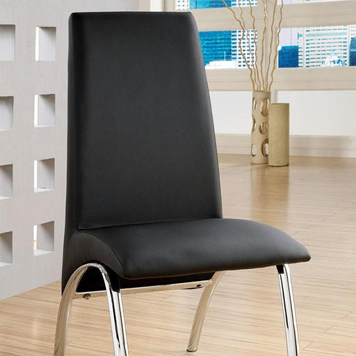 Glenview Black Side Chair - Premium Dining Chair from FOA East - Just $370.50! Shop now at Furniture Wholesale Plus  We are the best furniture store in Nashville, Hendersonville, Goodlettsville, Madison, Antioch, Mount Juliet, Lebanon, Gallatin, Springfield, Murfreesboro, Franklin, Brentwood