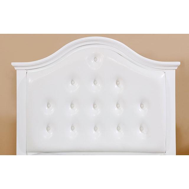 OLIVIA White Full Bed - Premium Bed from FOA East - Just $544.05! Shop now at Furniture Wholesale Plus  We are the best furniture store in Nashville, Hendersonville, Goodlettsville, Madison, Antioch, Mount Juliet, Lebanon, Gallatin, Springfield, Murfreesboro, Franklin, Brentwood