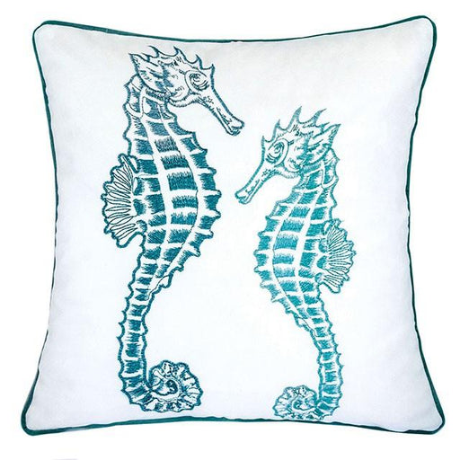 Terrie Teal 20" X 20" Pillow, Teal - Premium Pillow from FOA East - Just $76.05! Shop now at Furniture Wholesale Plus  We are the best furniture store in Nashville, Hendersonville, Goodlettsville, Madison, Antioch, Mount Juliet, Lebanon, Gallatin, Springfield, Murfreesboro, Franklin, Brentwood