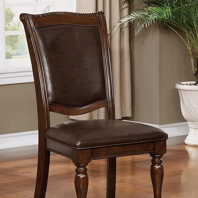 Alpena Brown Cherry/Espresso Side Chair (2/CTN) - Premium Dining Chair from FOA East - Just $273! Shop now at Furniture Wholesale Plus  We are the best furniture store in Nashville, Hendersonville, Goodlettsville, Madison, Antioch, Mount Juliet, Lebanon, Gallatin, Springfield, Murfreesboro, Franklin, Brentwood