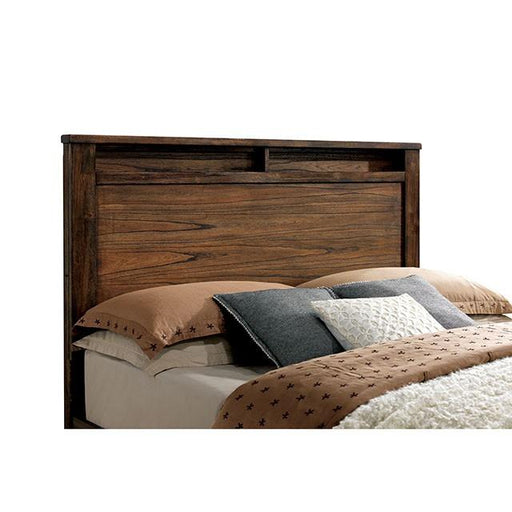 ELKTON Oak Cal.King Bed - Premium Bed from FOA East - Just $856.05! Shop now at Furniture Wholesale Plus  We are the best furniture store in Nashville, Hendersonville, Goodlettsville, Madison, Antioch, Mount Juliet, Lebanon, Gallatin, Springfield, Murfreesboro, Franklin, Brentwood