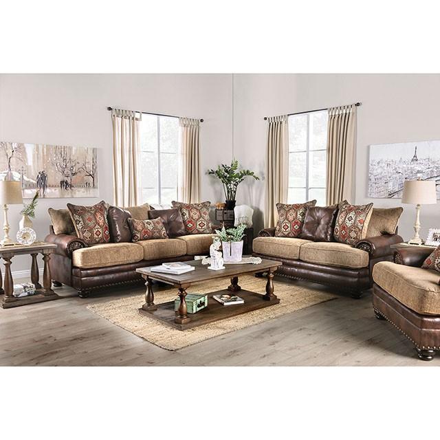 Fletcher Brown/Tan Sofa - Premium Sofa from FOA East - Just $1207.05! Shop now at Furniture Wholesale Plus  We are the best furniture store in Nashville, Hendersonville, Goodlettsville, Madison, Antioch, Mount Juliet, Lebanon, Gallatin, Springfield, Murfreesboro, Franklin, Brentwood