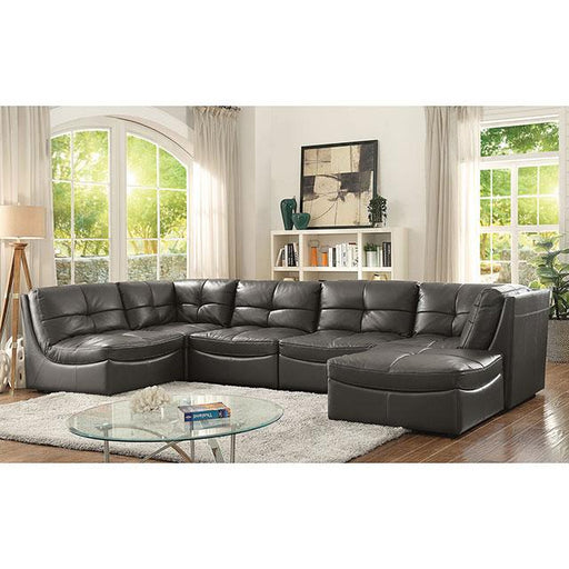 Libbie Gray 6 Pc. Modular Seating Set - Premium Sectional from FOA East - Just $3313.05! Shop now at Furniture Wholesale Plus  We are the best furniture store in Nashville, Hendersonville, Goodlettsville, Madison, Antioch, Mount Juliet, Lebanon, Gallatin, Springfield, Murfreesboro, Franklin, Brentwood