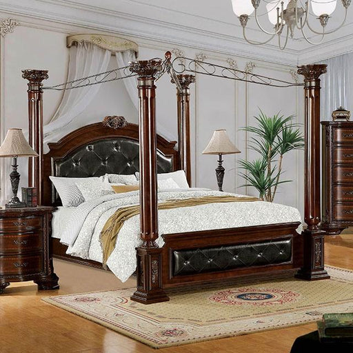 Mandalay Brown Cherry Queen Bed - Premium Bed from FOA East - Just $1363.05! Shop now at Furniture Wholesale Plus  We are the best furniture store in Nashville, Hendersonville, Goodlettsville, Madison, Antioch, Mount Juliet, Lebanon, Gallatin, Springfield, Murfreesboro, Franklin, Brentwood