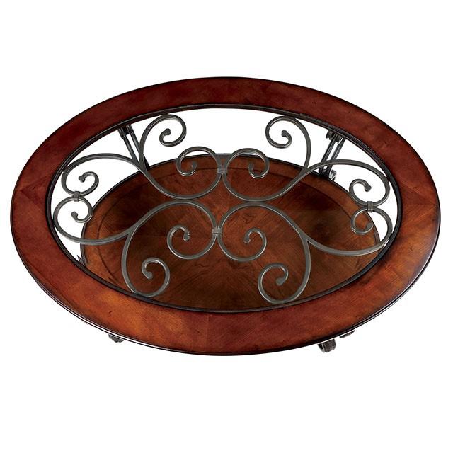 MAY Brown Cherry Coffee Table - Premium Coffee Table from FOA East - Just $388.05! Shop now at Furniture Wholesale Plus  We are the best furniture store in Nashville, Hendersonville, Goodlettsville, Madison, Antioch, Mount Juliet, Lebanon, Gallatin, Springfield, Murfreesboro, Franklin, Brentwood