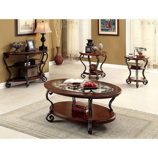 MAY Brown Cherry Side Table - Premium End Table from FOA East - Just $154.05! Shop now at Furniture Wholesale Plus  We are the best furniture store in Nashville, Hendersonville, Goodlettsville, Madison, Antioch, Mount Juliet, Lebanon, Gallatin, Springfield, Murfreesboro, Franklin, Brentwood