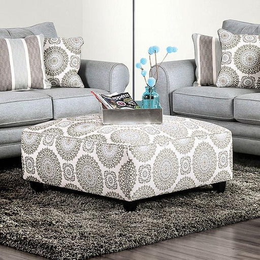 Misty Ivory/Pattern Ottoman - Premium Ottoman from FOA East - Just $524.55! Shop now at Furniture Wholesale Plus  We are the best furniture store in Nashville, Hendersonville, Goodlettsville, Madison, Antioch, Mount Juliet, Lebanon, Gallatin, Springfield, Murfreesboro, Franklin, Brentwood