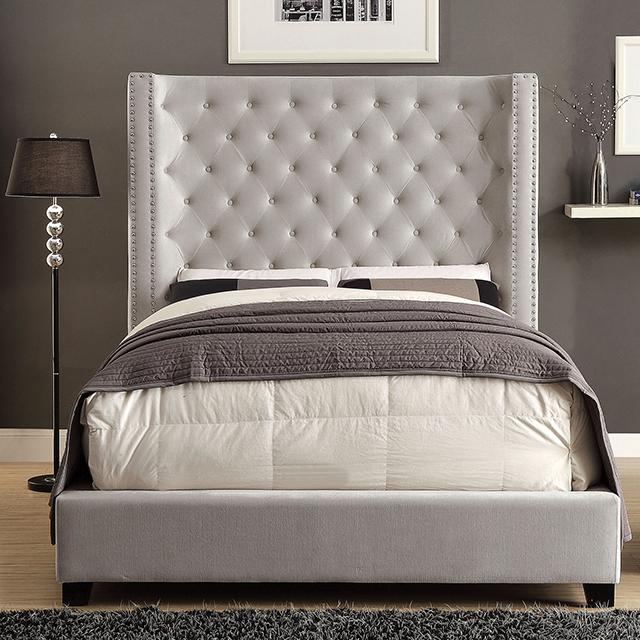 ROSABELLE E.King Bed, Ivory - Premium Bed from FOA East - Just $973.05! Shop now at Furniture Wholesale Plus  We are the best furniture store in Nashville, Hendersonville, Goodlettsville, Madison, Antioch, Mount Juliet, Lebanon, Gallatin, Springfield, Murfreesboro, Franklin, Brentwood