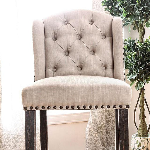 SANIA Bar Ht. Wingback Chair (2/CTN) - Premium Dining Chair from FOA East - Just $487.50! Shop now at Furniture Wholesale Plus  We are the best furniture store in Nashville, Hendersonville, Goodlettsville, Madison, Antioch, Mount Juliet, Lebanon, Gallatin, Springfield, Murfreesboro, Franklin, Brentwood