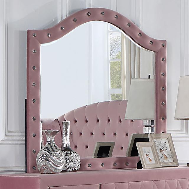 ZOHAR Mirror, Pink - Premium Mirror from FOA East - Just $156! Shop now at Furniture Wholesale Plus  We are the best furniture store in Nashville, Hendersonville, Goodlettsville, Madison, Antioch, Mount Juliet, Lebanon, Gallatin, Springfield, Murfreesboro, Franklin, Brentwood