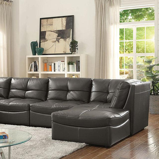 Libbie Gray 6 Pc. Modular Seating Set - Premium Sectional from FOA East - Just $3313.05! Shop now at Furniture Wholesale Plus  We are the best furniture store in Nashville, Hendersonville, Goodlettsville, Madison, Antioch, Mount Juliet, Lebanon, Gallatin, Springfield, Murfreesboro, Franklin, Brentwood