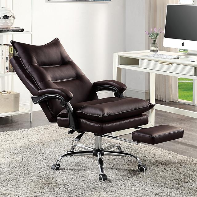 PERCE Office Chair, Brown - Premium Chair from FOA East - Just $271.05! Shop now at Furniture Wholesale Plus  We are the best furniture store in Nashville, Hendersonville, Goodlettsville, Madison, Antioch, Mount Juliet, Lebanon, Gallatin, Springfield, Murfreesboro, Franklin, Brentwood