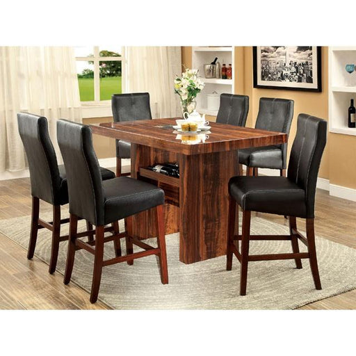 BONNEVILLE II Brown Cherry Counter Ht. Table - Premium Dining Table from FOA East - Just $391.95! Shop now at Furniture Wholesale Plus  We are the best furniture store in Nashville, Hendersonville, Goodlettsville, Madison, Antioch, Mount Juliet, Lebanon, Gallatin, Springfield, Murfreesboro, Franklin, Brentwood