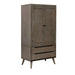 LENNART Gray Armoire - Premium Armoire from FOA East - Just $1010.10! Shop now at Furniture Wholesale Plus  We are the best furniture store in Nashville, Hendersonville, Goodlettsville, Madison, Antioch, Mount Juliet, Lebanon, Gallatin, Springfield, Murfreesboro, Franklin, Brentwood