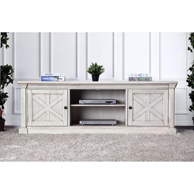 Georgia Antique White 72" TV Stand - Premium TV Stand from FOA East - Just $485.55! Shop now at Furniture Wholesale Plus  We are the best furniture store in Nashville, Hendersonville, Goodlettsville, Madison, Antioch, Mount Juliet, Lebanon, Gallatin, Springfield, Murfreesboro, Franklin, Brentwood