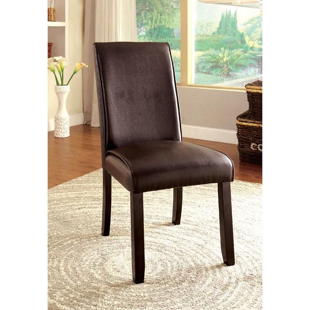 GLADSTONE I Dark Walnut Side Chair (2/CTN) - Premium Dining Chair from FOA East - Just $245.70! Shop now at Furniture Wholesale Plus  We are the best furniture store in Nashville, Hendersonville, Goodlettsville, Madison, Antioch, Mount Juliet, Lebanon, Gallatin, Springfield, Murfreesboro, Franklin, Brentwood