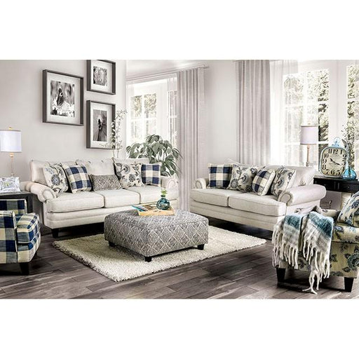 Nash Ivory Love Seat - Premium Loveseat from FOA East - Just $1111.50! Shop now at Furniture Wholesale Plus  We are the best furniture store in Nashville, Hendersonville, Goodlettsville, Madison, Antioch, Mount Juliet, Lebanon, Gallatin, Springfield, Murfreesboro, Franklin, Brentwood