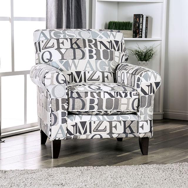 Verne Letter Chair, Letters - Premium Chair from FOA East - Just $680.55! Shop now at Furniture Wholesale Plus  We are the best furniture store in Nashville, Hendersonville, Goodlettsville, Madison, Antioch, Mount Juliet, Lebanon, Gallatin, Springfield, Murfreesboro, Franklin, Brentwood