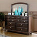 Litchville Brown Cherry Dresser - Premium Dresser from FOA East - Just $799.50! Shop now at Furniture Wholesale Plus  We are the best furniture store in Nashville, Hendersonville, Goodlettsville, Madison, Antioch, Mount Juliet, Lebanon, Gallatin, Springfield, Murfreesboro, Franklin, Brentwood