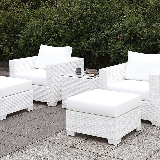 Somani 2 Chairs + 2 Ottomans + End Table - Premium Outdoor Seating Set from FOA East - Just $2365.35! Shop now at Furniture Wholesale Plus  We are the best furniture store in Nashville, Hendersonville, Goodlettsville, Madison, Antioch, Mount Juliet, Lebanon, Gallatin, Springfield, Murfreesboro, Franklin, Brentwood