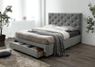 SYBELLA Cal.King Bed, Gray - Premium Bed from FOA East - Just $583.05! Shop now at Furniture Wholesale Plus  We are the best furniture store in Nashville, Hendersonville, Goodlettsville, Madison, Antioch, Mount Juliet, Lebanon, Gallatin, Springfield, Murfreesboro, Franklin, Brentwood