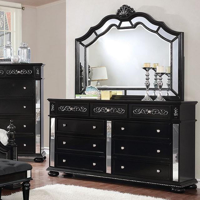 Azha Black Dresser - Premium Dresser from FOA East - Just $910.65! Shop now at Furniture Wholesale Plus  We are the best furniture store in Nashville, Hendersonville, Goodlettsville, Madison, Antioch, Mount Juliet, Lebanon, Gallatin, Springfield, Murfreesboro, Franklin, Brentwood