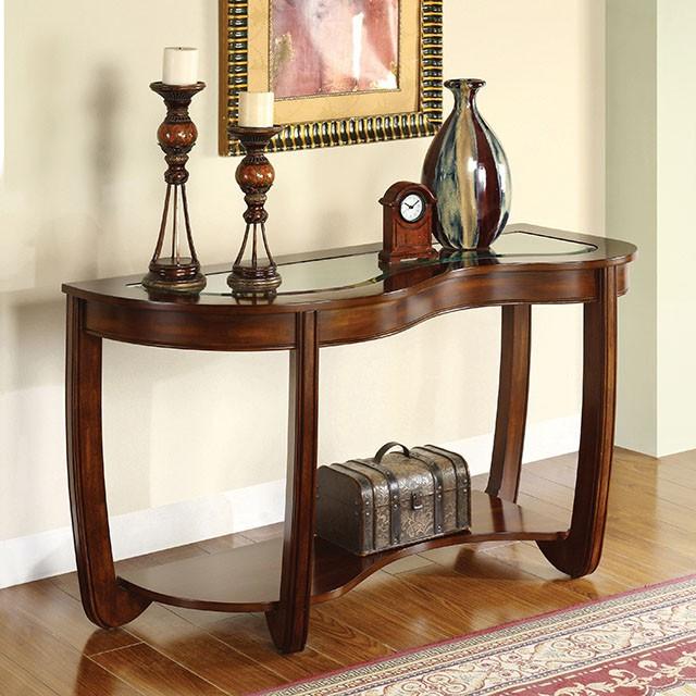 Crystal Falls Dark Cherry Sofa Table - Premium Sofa Table from FOA East - Just $310.05! Shop now at Furniture Wholesale Plus  We are the best furniture store in Nashville, Hendersonville, Goodlettsville, Madison, Antioch, Mount Juliet, Lebanon, Gallatin, Springfield, Murfreesboro, Franklin, Brentwood