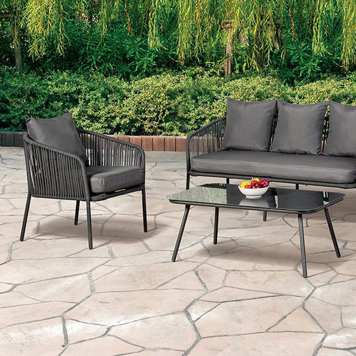 Myesha 4 Pc. Conversation Set - Premium Outdoor Seating from FOA East - Just $836.55! Shop now at Furniture Wholesale Plus  We are the best furniture store in Nashville, Hendersonville, Goodlettsville, Madison, Antioch, Mount Juliet, Lebanon, Gallatin, Springfield, Murfreesboro, Franklin, Brentwood