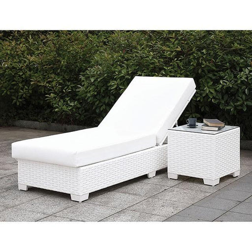 Somani Adjustable Chaise + End Table - Premium Outdoor Seating Set from FOA East - Just $1205.10! Shop now at Furniture Wholesale Plus  We are the best furniture store in Nashville, Hendersonville, Goodlettsville, Madison, Antioch, Mount Juliet, Lebanon, Gallatin, Springfield, Murfreesboro, Franklin, Brentwood