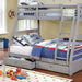 California III Gray Twin/Full Bunk Bed - Premium Bunk Bed from FOA East - Just $583.05! Shop now at Furniture Wholesale Plus  We are the best furniture store in Nashville, Hendersonville, Goodlettsville, Madison, Antioch, Mount Juliet, Lebanon, Gallatin, Springfield, Murfreesboro, Franklin, Brentwood