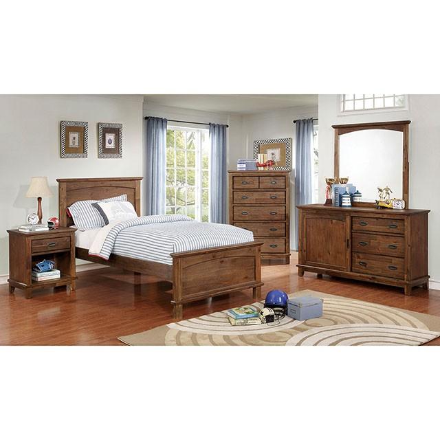 Colin Dark Oak Mirror - Premium Mirror from FOA East - Just $142.35! Shop now at Furniture Wholesale Plus  We are the best furniture store in Nashville, Hendersonville, Goodlettsville, Madison, Antioch, Mount Juliet, Lebanon, Gallatin, Springfield, Murfreesboro, Franklin, Brentwood