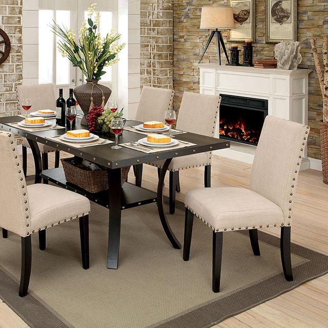 Kaitlin Light Walnut Dining Table - Premium Dining Table from FOA East - Just $315.90! Shop now at Furniture Wholesale Plus  We are the best furniture store in Nashville, Hendersonville, Goodlettsville, Madison, Antioch, Mount Juliet, Lebanon, Gallatin, Springfield, Murfreesboro, Franklin, Brentwood