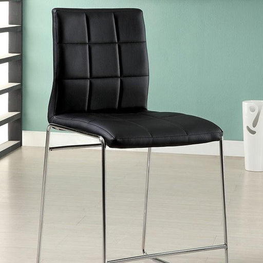 Kona II Black Counter Ht. Chair - Premium Dining Chair from FOA East - Just $331.50! Shop now at Furniture Wholesale Plus  We are the best furniture store in Nashville, Hendersonville, Goodlettsville, Madison, Antioch, Mount Juliet, Lebanon, Gallatin, Springfield, Murfreesboro, Franklin, Brentwood