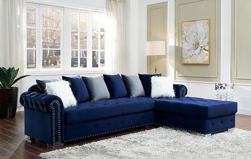 WILMINGTON Sectional, Blue - Premium Sectional from FOA East - Just $1948.05! Shop now at Furniture Wholesale Plus  We are the best furniture store in Nashville, Hendersonville, Goodlettsville, Madison, Antioch, Mount Juliet, Lebanon, Gallatin, Springfield, Murfreesboro, Franklin, Brentwood