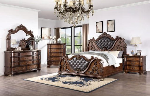 ESPARANZA Cal.King Bed, Brown Cherry - Premium Bed from FOA East - Just $1363.05! Shop now at Furniture Wholesale Plus  We are the best furniture store in Nashville, Hendersonville, Goodlettsville, Madison, Antioch, Mount Juliet, Lebanon, Gallatin, Springfield, Murfreesboro, Franklin, Brentwood