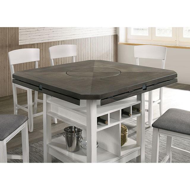 STACIE Counter Ht. Round Dining Table - Premium Counter Height Table from FOA East - Just $661.05! Shop now at Furniture Wholesale Plus  We are the best furniture store in Nashville, Hendersonville, Goodlettsville, Madison, Antioch, Mount Juliet, Lebanon, Gallatin, Springfield, Murfreesboro, Franklin, Brentwood