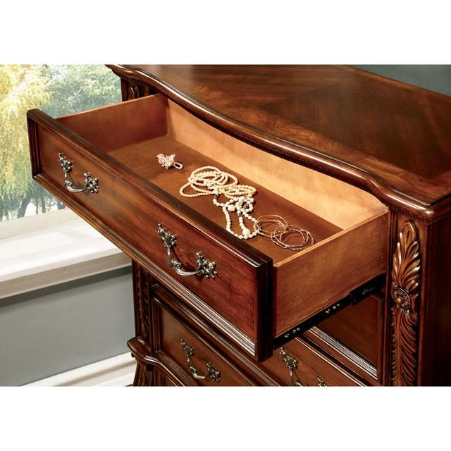 ARTHUR Brown Cherry Chest - Premium Chest from FOA East - Just $856.05! Shop now at Furniture Wholesale Plus  We are the best furniture store in Nashville, Hendersonville, Goodlettsville, Madison, Antioch, Mount Juliet, Lebanon, Gallatin, Springfield, Murfreesboro, Franklin, Brentwood