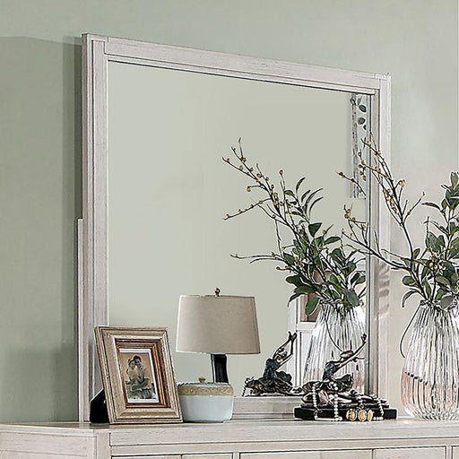 BERENICE Mirror, White - Premium Mirror from FOA East - Just $136.50! Shop now at Furniture Wholesale Plus  We are the best furniture store in Nashville, Hendersonville, Goodlettsville, Madison, Antioch, Mount Juliet, Lebanon, Gallatin, Springfield, Murfreesboro, Franklin, Brentwood