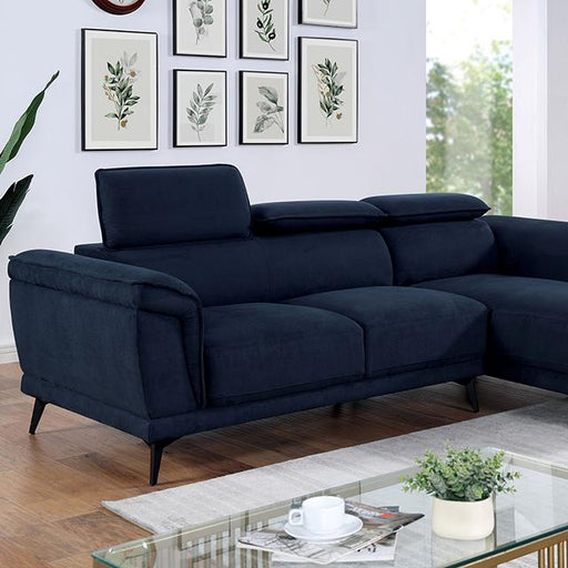 NAPANEE Sectional, Navy - Premium Sectional from FOA East - Just $1363.05! Shop now at Furniture Wholesale Plus  We are the best furniture store in Nashville, Hendersonville, Goodlettsville, Madison, Antioch, Mount Juliet, Lebanon, Gallatin, Springfield, Murfreesboro, Franklin, Brentwood