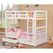 California IV White Twin/Twin Bunk Bed - Premium Bunk Bed from FOA East - Just $544.05! Shop now at Furniture Wholesale Plus  We are the best furniture store in Nashville, Hendersonville, Goodlettsville, Madison, Antioch, Mount Juliet, Lebanon, Gallatin, Springfield, Murfreesboro, Franklin, Brentwood