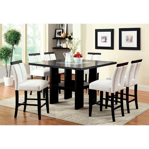 LUMINAR II Black Counter Ht. Table - Premium Dining Table from FOA East - Just $680.55! Shop now at Furniture Wholesale Plus  We are the best furniture store in Nashville, Hendersonville, Goodlettsville, Madison, Antioch, Mount Juliet, Lebanon, Gallatin, Springfield, Murfreesboro, Franklin, Brentwood